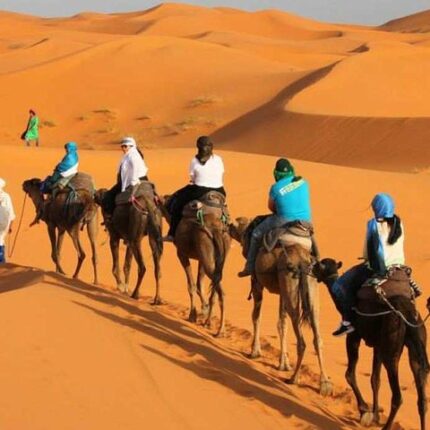 Circuit désert de 3 jours de Marrakech aux dunes de Merzouga & balade à dos de chameau